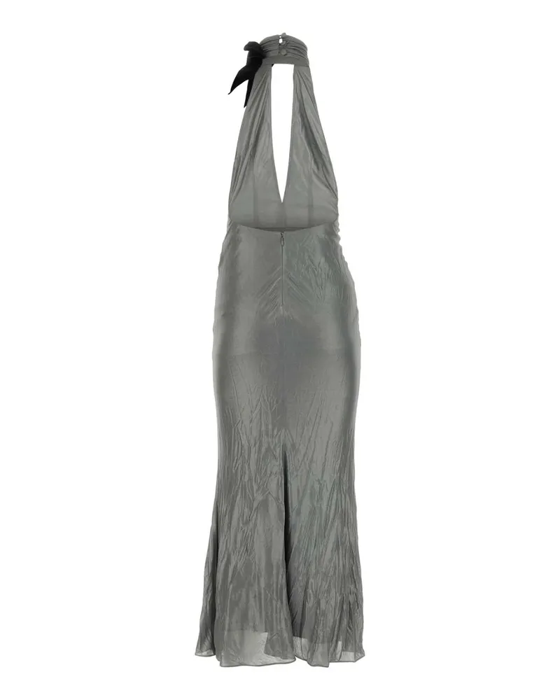 Alessandra Rich Women's Dress Gray Viscose Gray