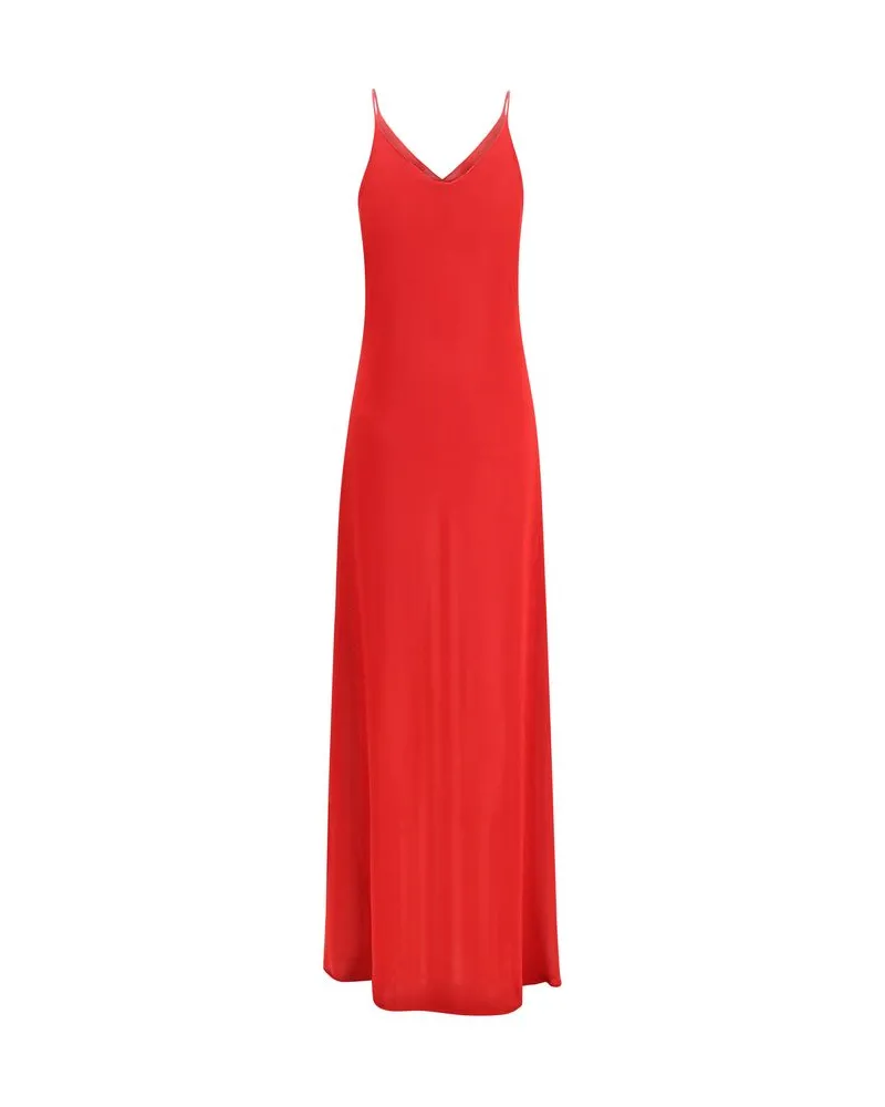 Fendi Silk Slip Dress — Red Red
