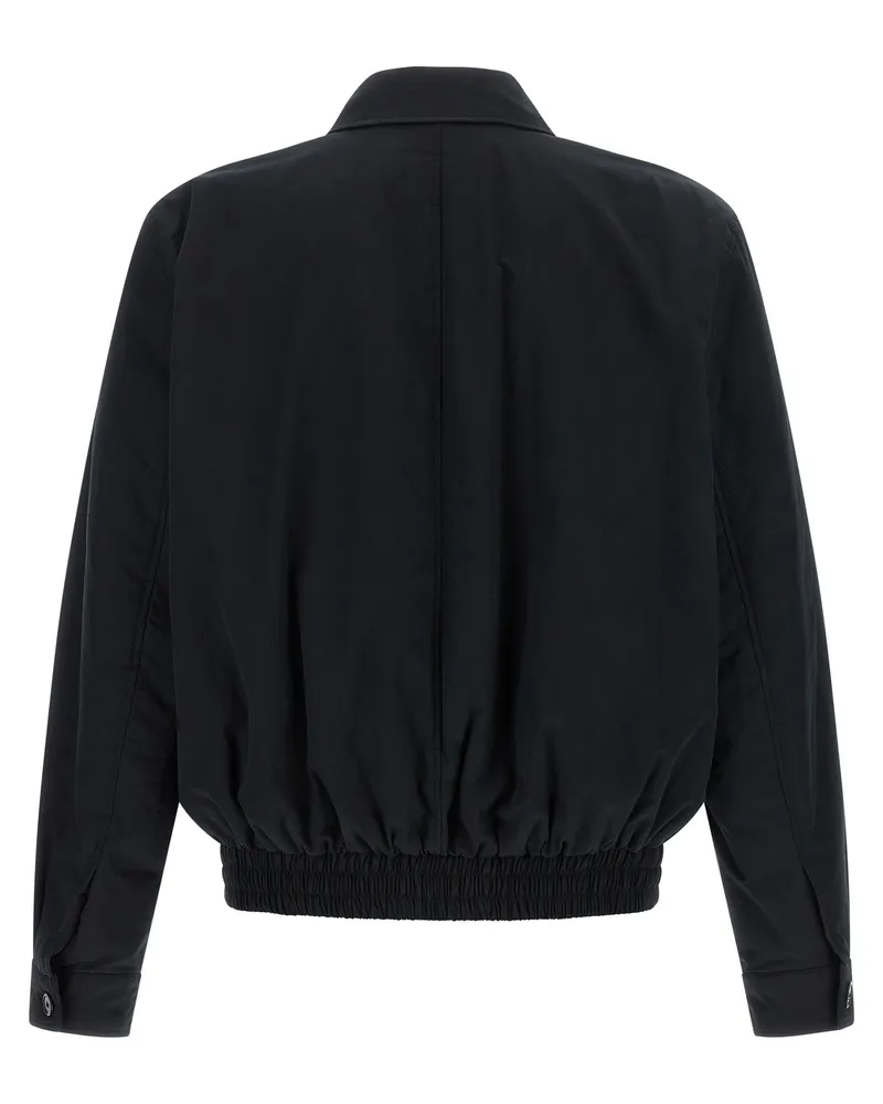 Saint Laurent Men's Black Cotton Shell Jacket Clothing Black