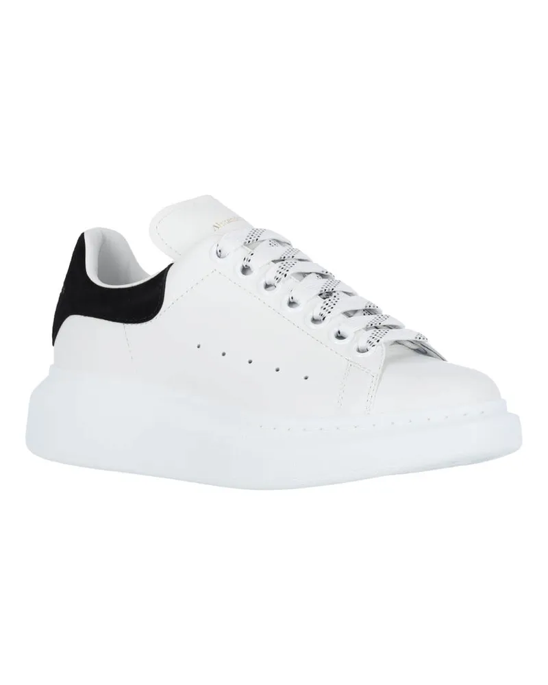 Alexander McQueen Women's Sneakers White Calf Leather White