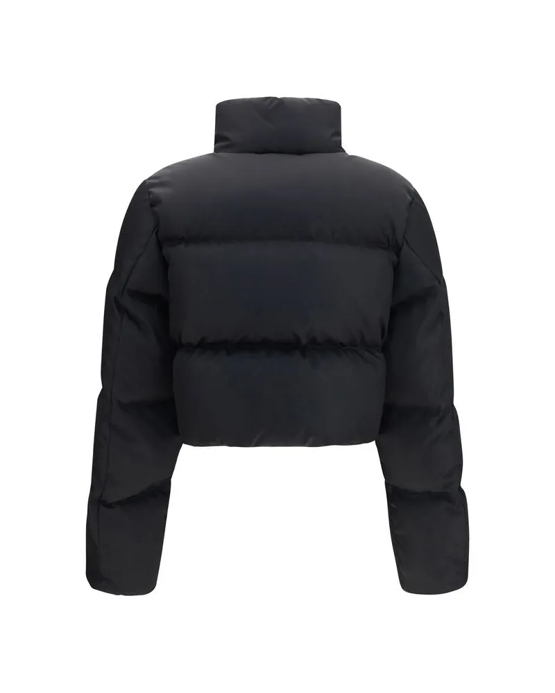 Prada Women's Black Goose Down Full-Length Jacket Clothing Black