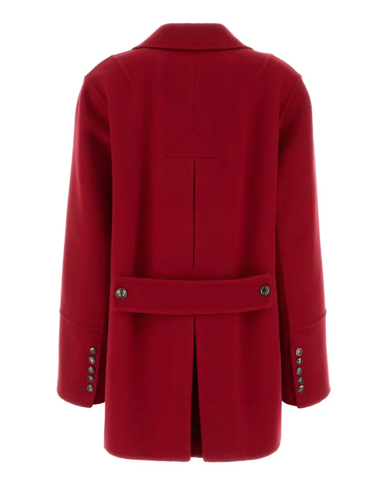 Ermanno Scervino Doppiopetto Coat — Red Red