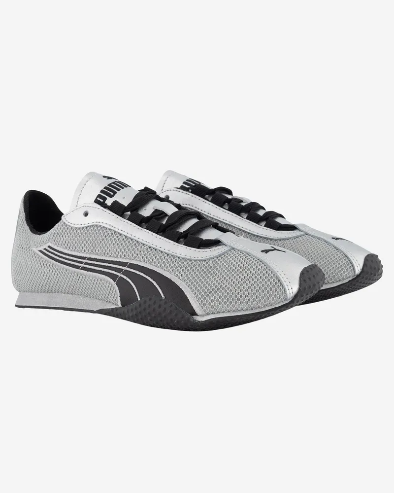 Puma Unisex Sneakers H-Street Silver Mesh Trainers Silver