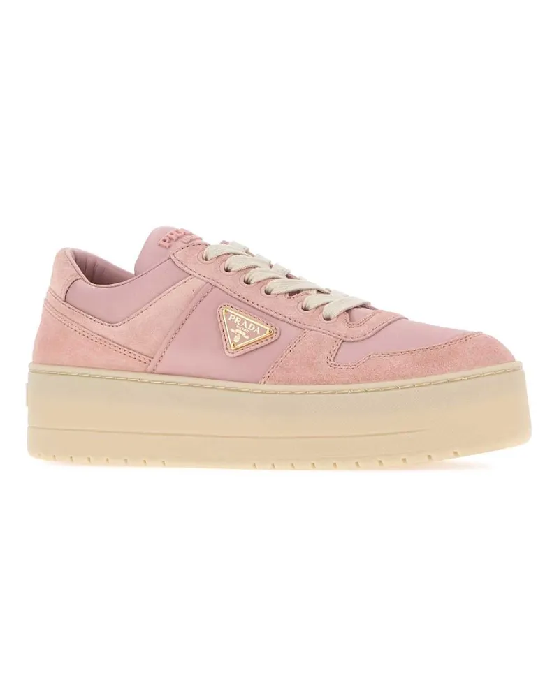 Prada Downtown Bold Sneakers — Pink Pink