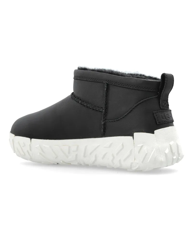 UGG Men's Classic Ultra Mini Wrap Tech Boots Black Shoes Black