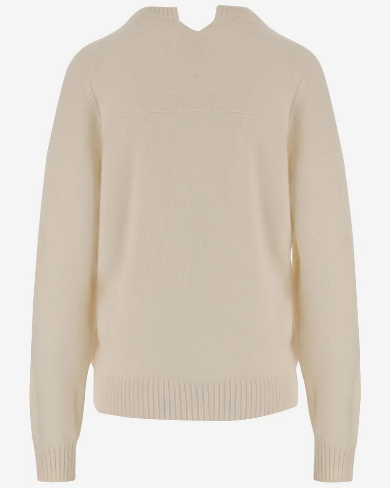 Carven Women's Cashmere Sweater Ivory Ivory