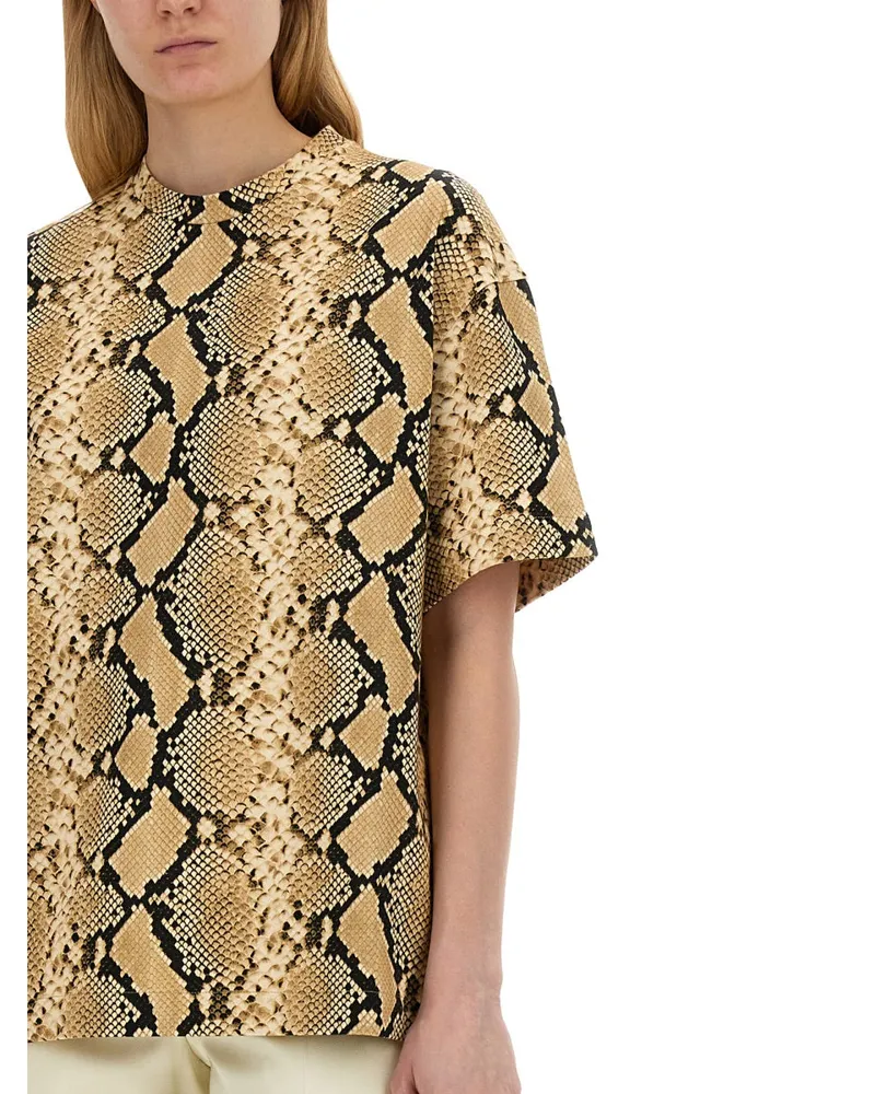 Jil Sander Animal Pattern T-Shirt — Multicolor Multicolor