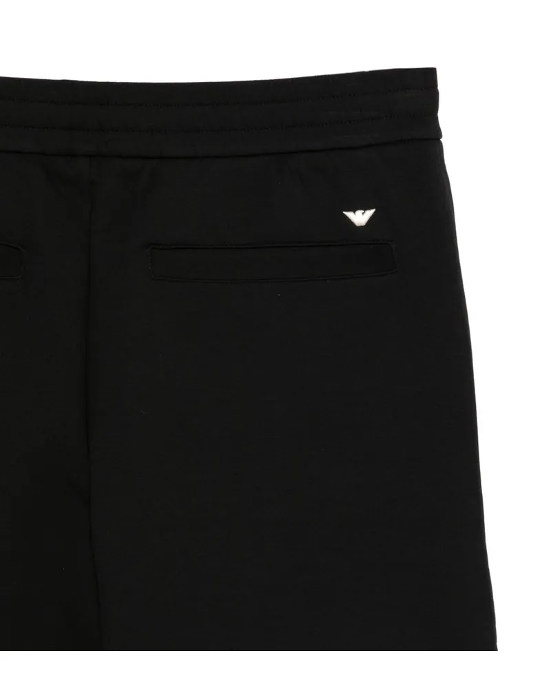 Emporio Armani Cotton Shorts — Black Black