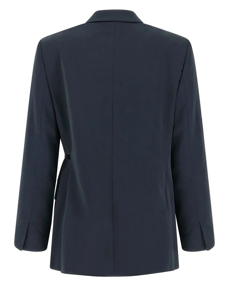 Theory City Twill Blazer — Navy Navy