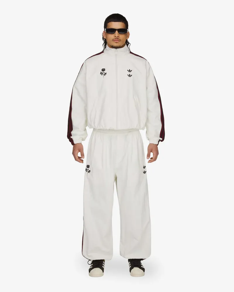 adidas Men Trousers Recycled Nylon White White