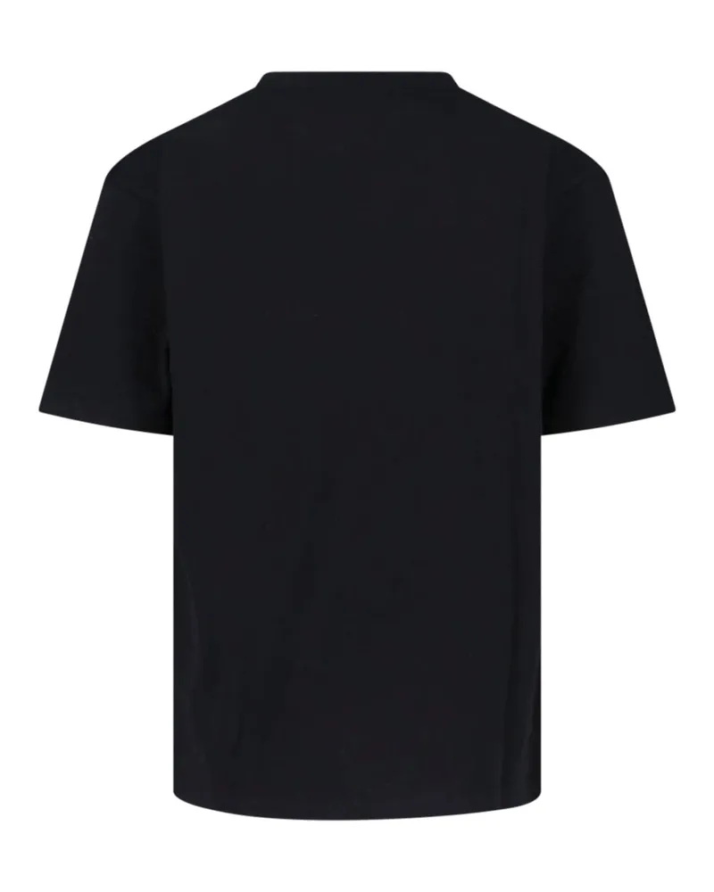 Valentino Garavani Men's T-Shirts And Polos Black Cotton Black