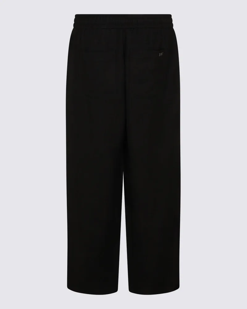 AMI Paris Men's Trousers Black _vi Li Black