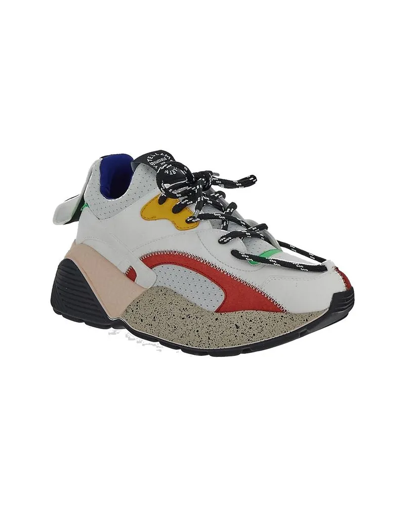 Stella McCartney Women's White Vegan Leather Chunky Sneakers White