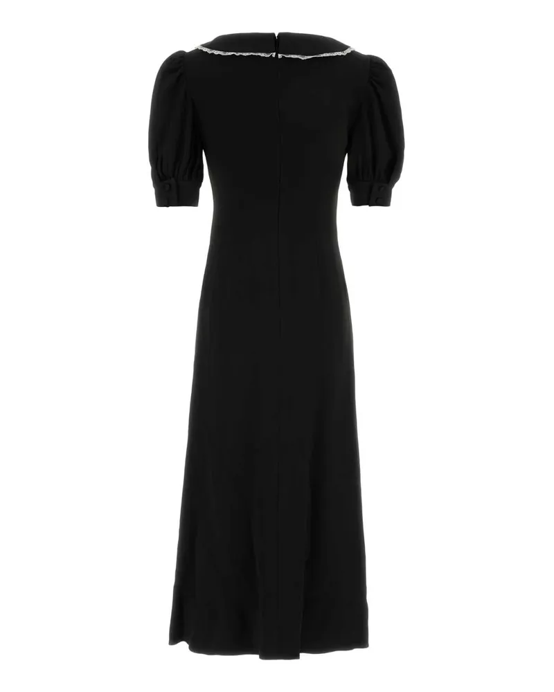 Alessandra Rich Women's Black Stretch Cady Dress Abiti Black