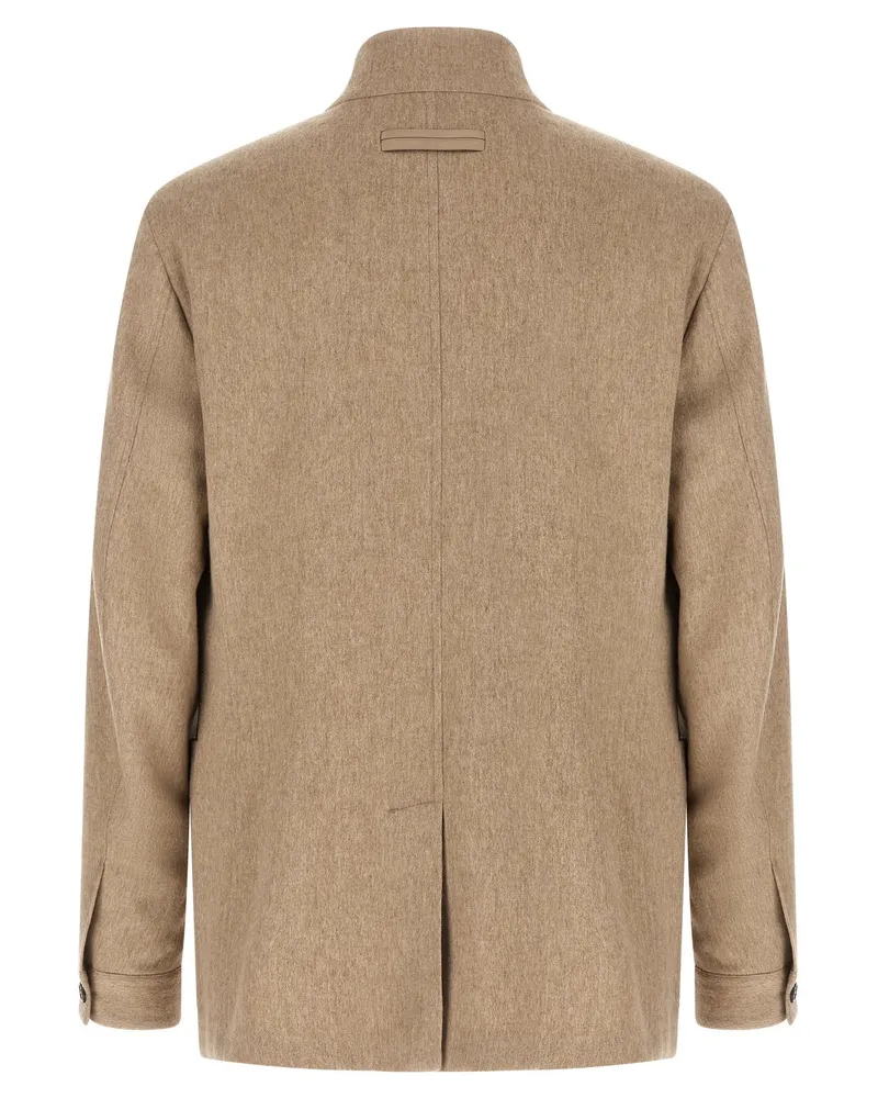 Ermenegildo Zegna Il Conte Jacket — Camel Camel