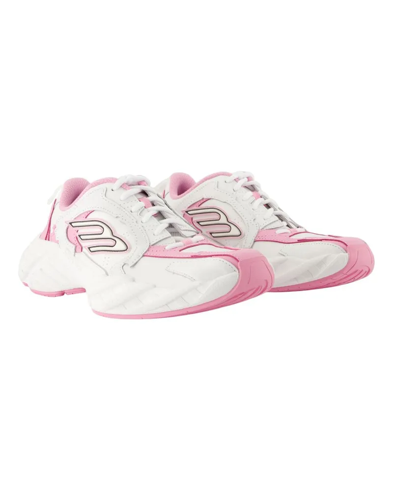 Balenciaga Women's Monday Sneakers -  Synthetic Pink Shoes Pink