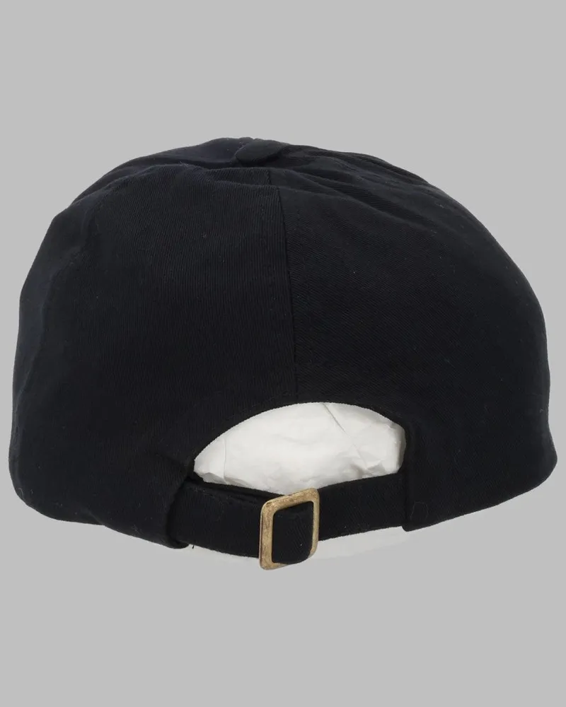 Vivienne Westwood 81020019_K008ON401 Orb Logo Baseball Cap — Black Black