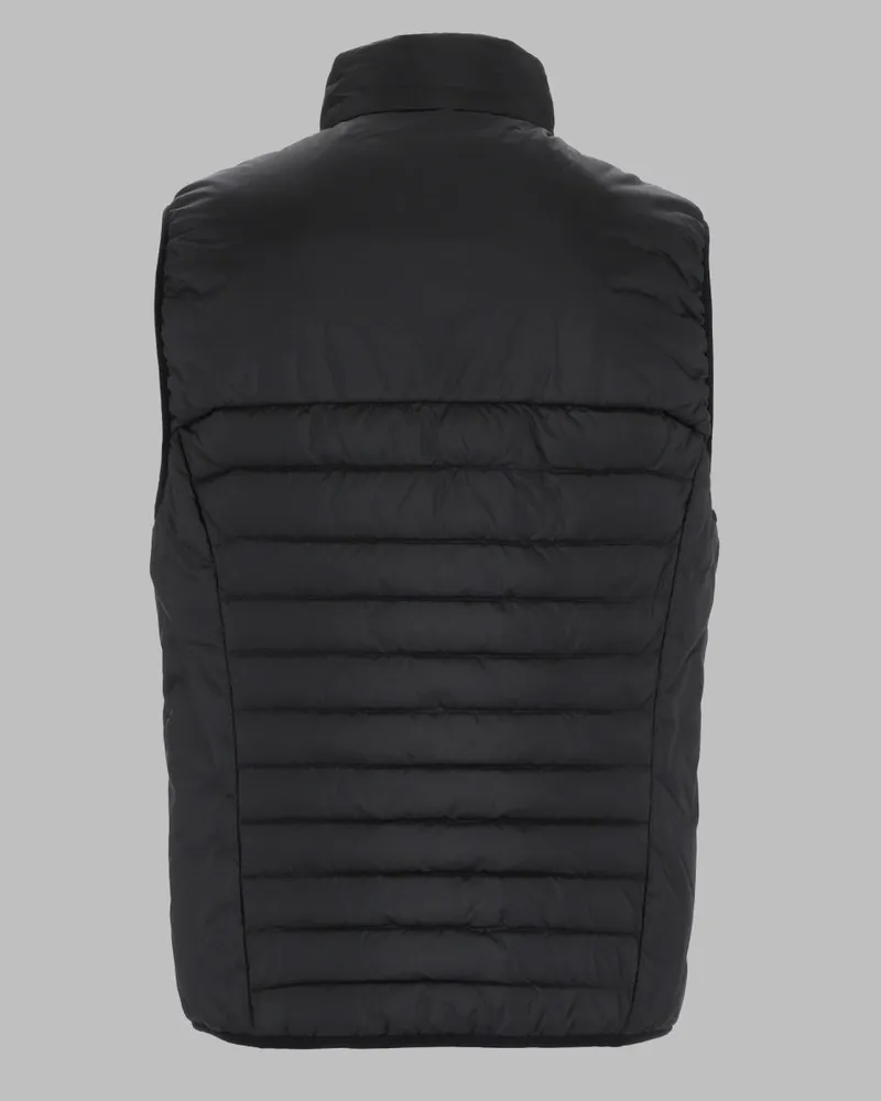 HUGO BOSS Men's Water-Repellent Gilet V_urbanex Black Polyester Waistcoats & Gilets Black