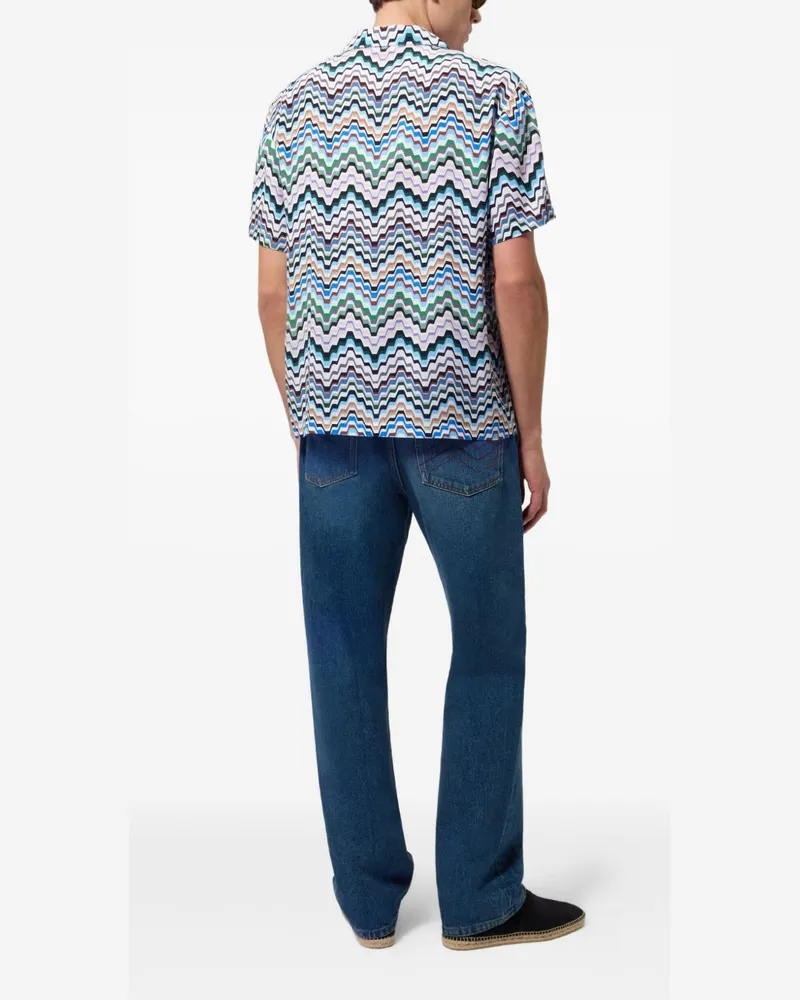 Missoni Men's Shirt Multicolour Viscose Multicolor