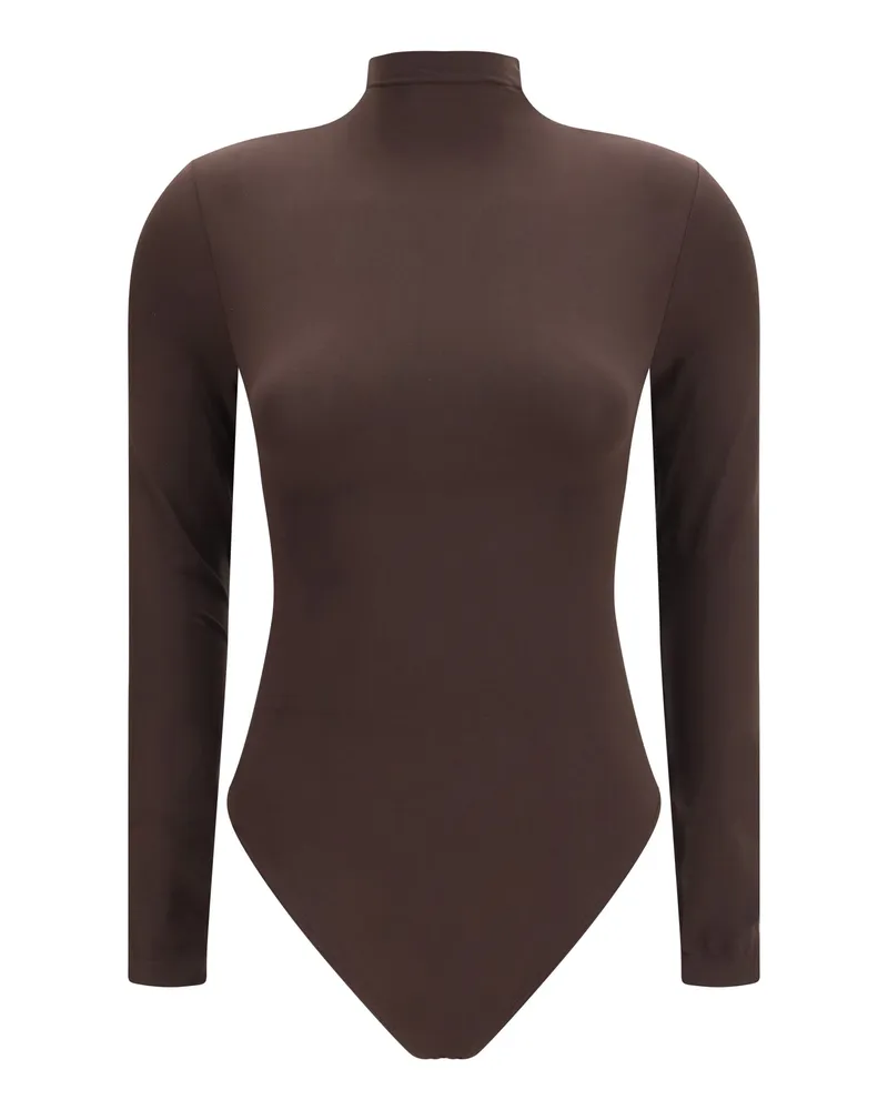 Wolford Buenos Aires Bodysuit — Brown Brown