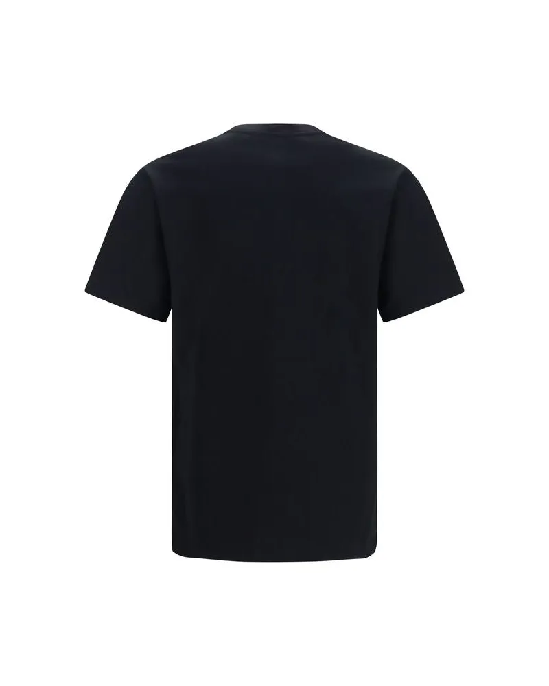 Burberry Men's Black Cotton T-Shirt Black