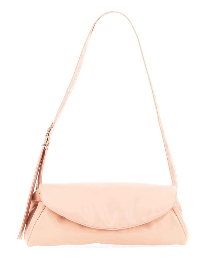Jil Sander Cannoli Big Shoulder Bag — Beige Beige