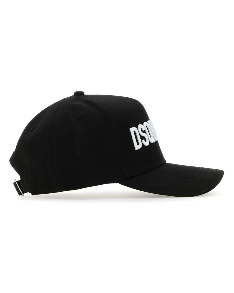 Dsquared2 Bcm066005c00001 M063 Blackwhite Exterior: Cotton Cappelli Hat Black