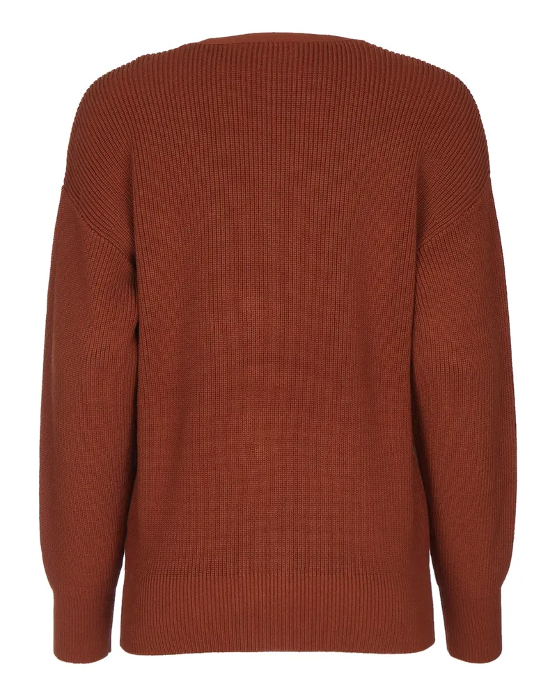 Elisabetta Franchi Tricot Cardigan — Brown Brown
