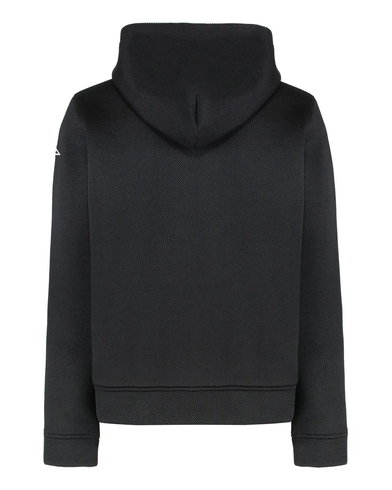 Rick Owens Men's X Champion Full Zip Hoodie Black Polyester Top Black