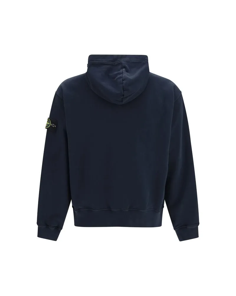 Stone Island Men's Blue Cotton Sweatshirt Clothing Navy