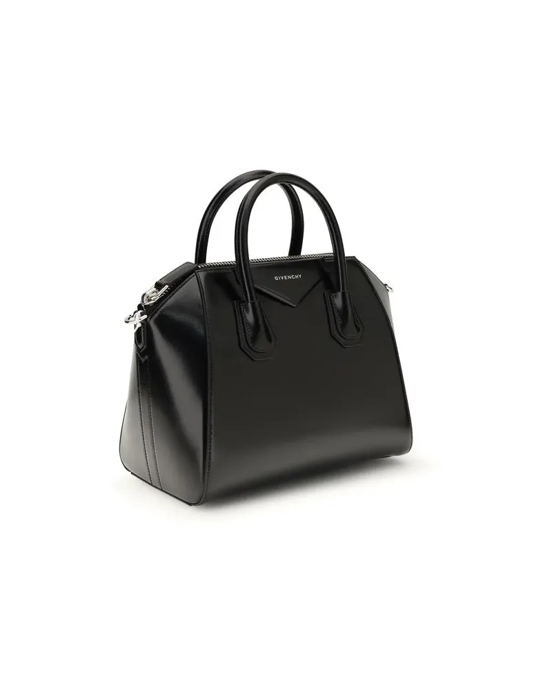 Givenchy Women's Antigona Top Handle Bag Black Calf Leather Bos Black