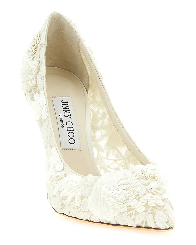Jimmy Choo London Pumps — Ivory Ivory