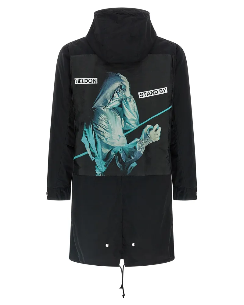 Undercover Men's Black Cotton Parka Clothing Black