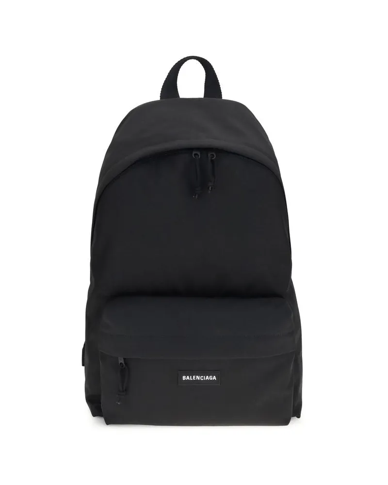 Balenciaga Explorer Backpack — Black Black