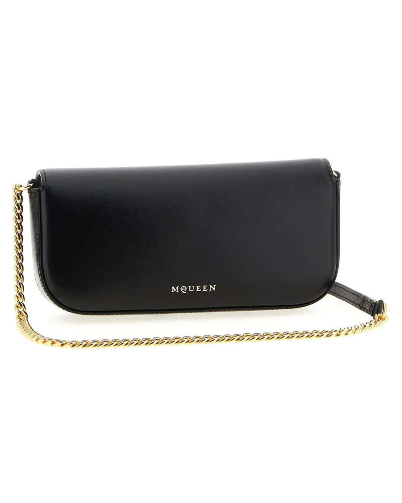 Alexander McQueen Women's Black Calfskin Crossbody Bag Black