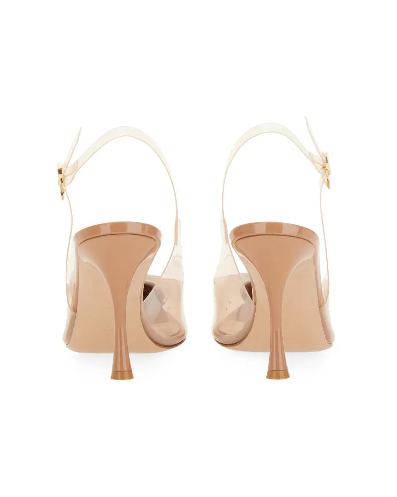 Gianvito Rossi Diana 85 Heel — Beige Beige