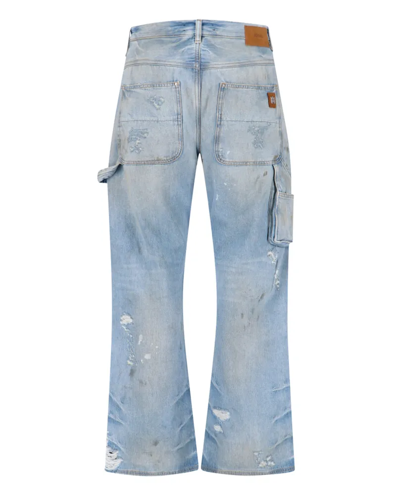 Amiri Men's Jeans Blue Cotton Blue