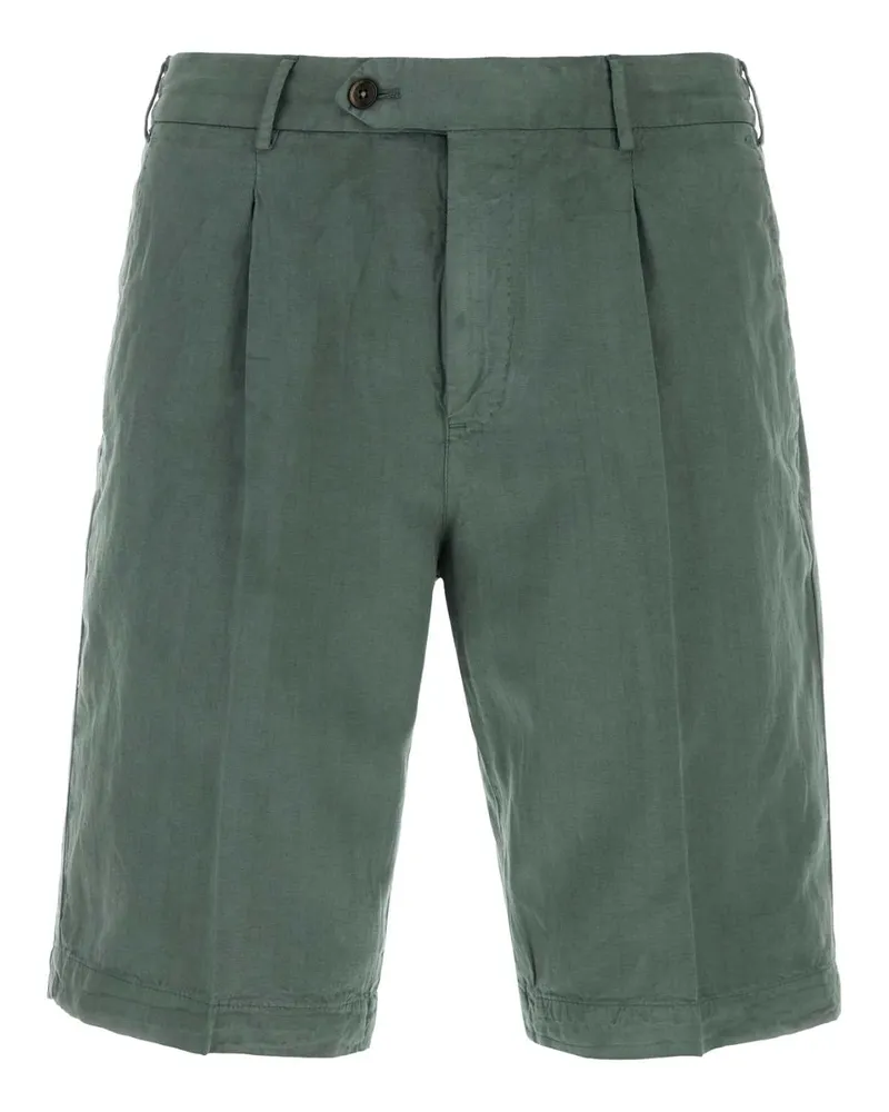 PT TORINO Lyocell Blend Bermuda Shorts — Green Green