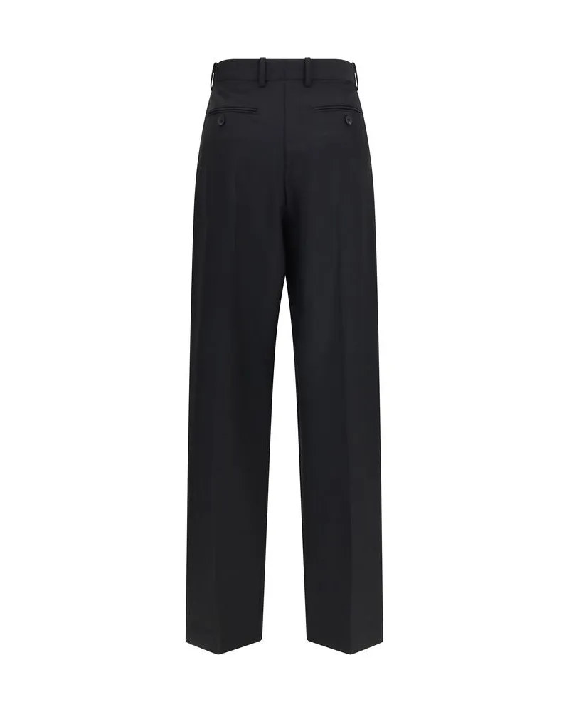 Givenchy Women's Black Wool Oves Aries Dress Pants Black