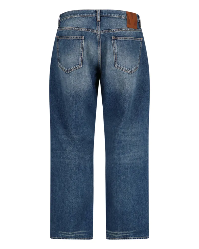 Valentino Garavani Men's Jeans Blue Cotton Blue