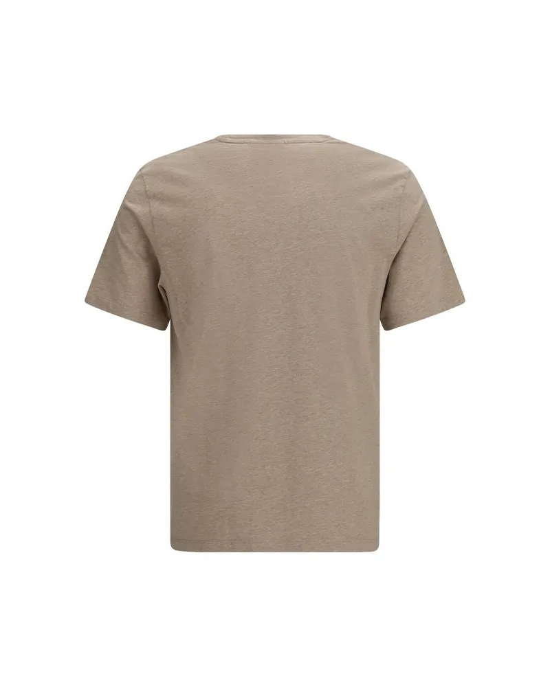 Kitsuné Fox Head T-Shirt — Beige Beige