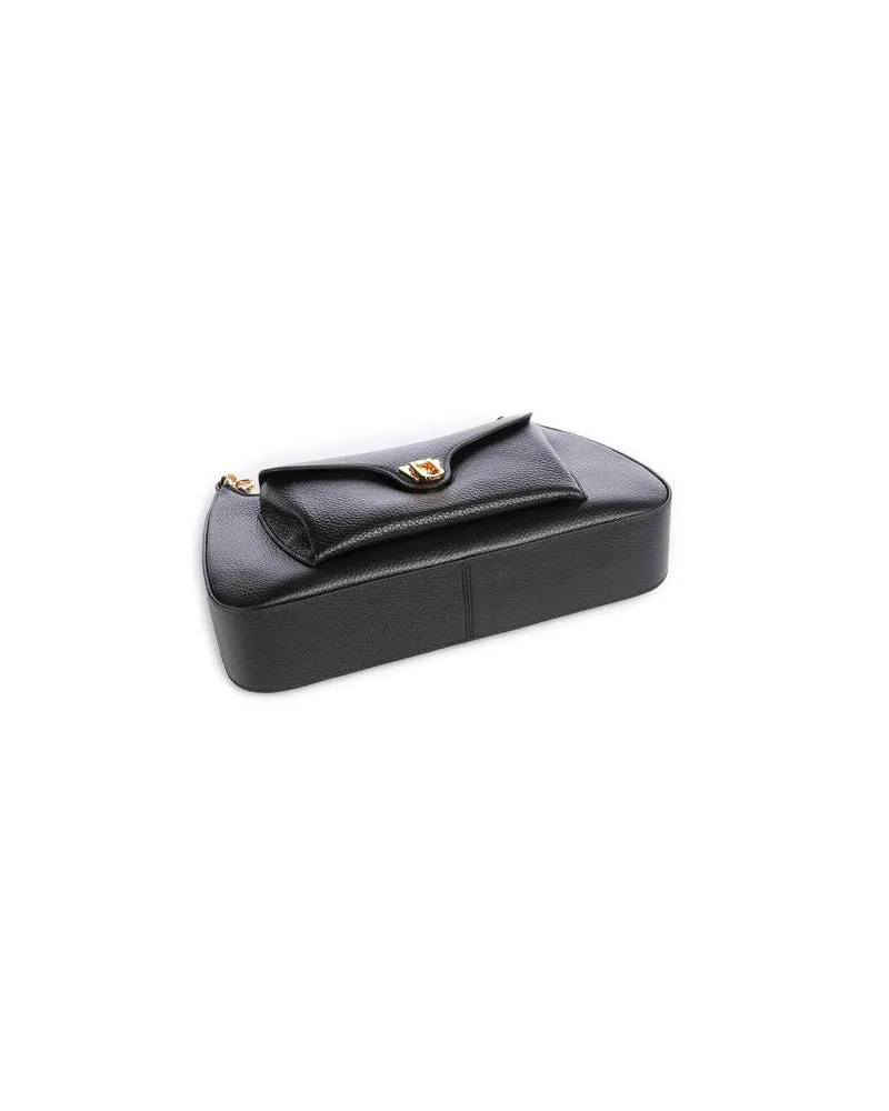 Coccinelle Women's Handbag Black Genuine Leather Black