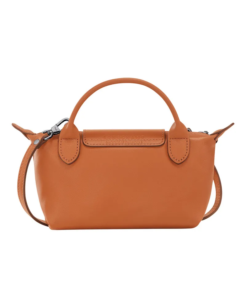 Longchamp Women's Shoulder Bag Le Pliage Xtra Brown Leather Calf Handbags Hand Brown