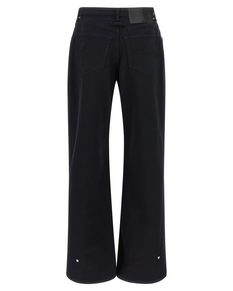 Jean Paul Gaultier Women's Blue Cotton Jeans Denim Clothing Black