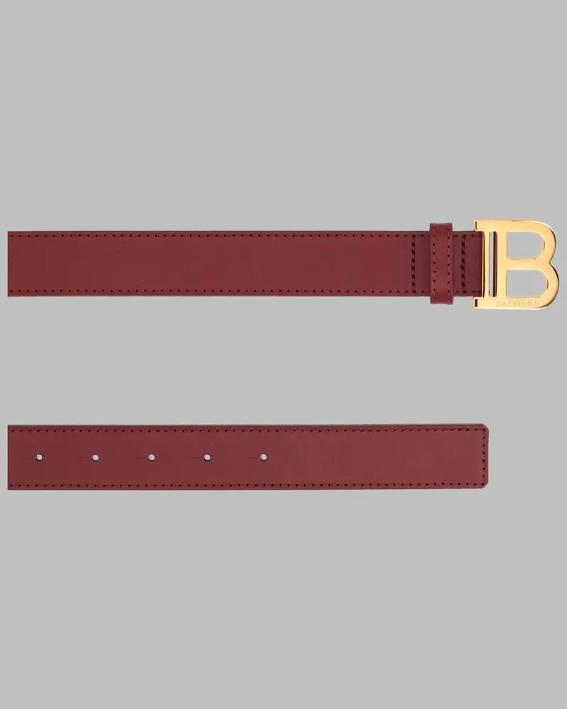 Balmain Leather Belt — Brown Brown