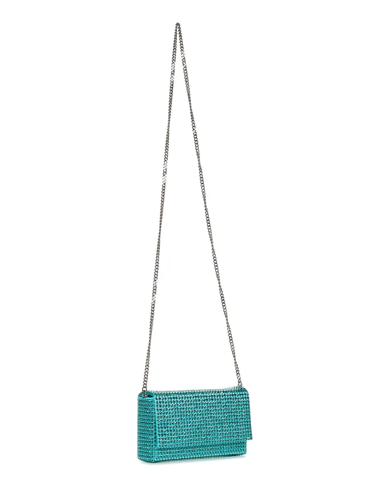Amina Muaddi Women's Clutch Superamini Paloma Green Viscose Bags Green