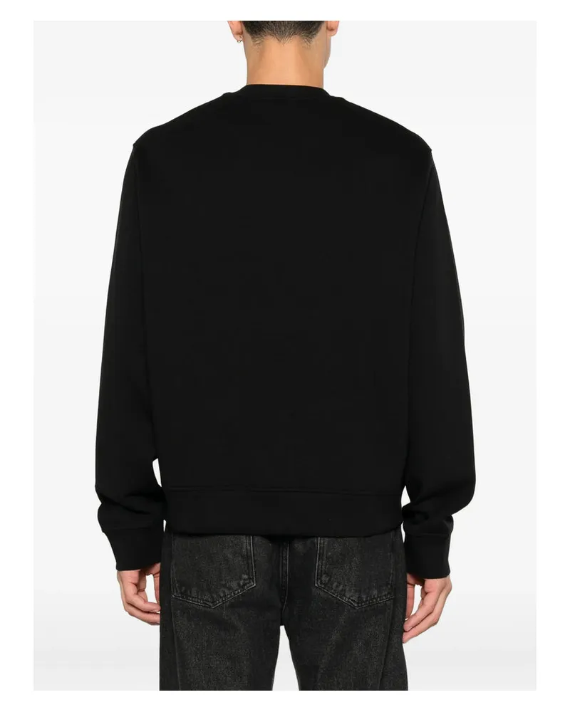 Emporio Armani Logo Print Sweatshirt — Black Black