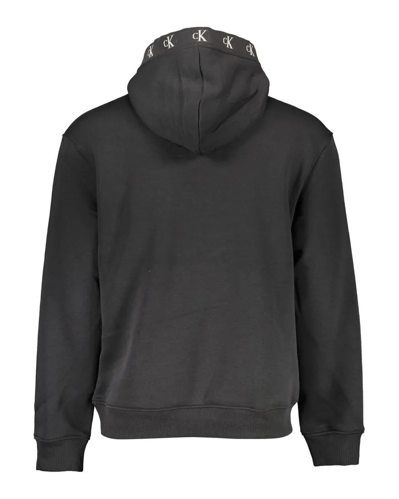 Calvin Klein Cotton Blend Hoodie — Black Black