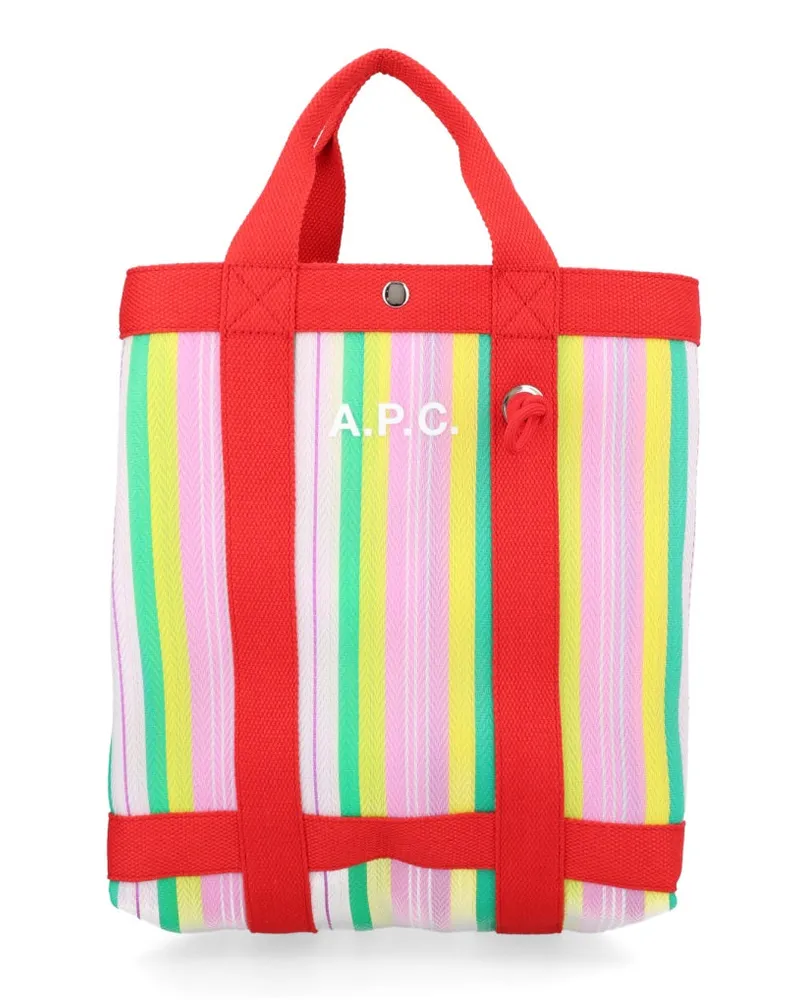 A.P.C. Women's Handbag Myrtille Multicolour Polyethylene Handbags Hand Bags Multicolor