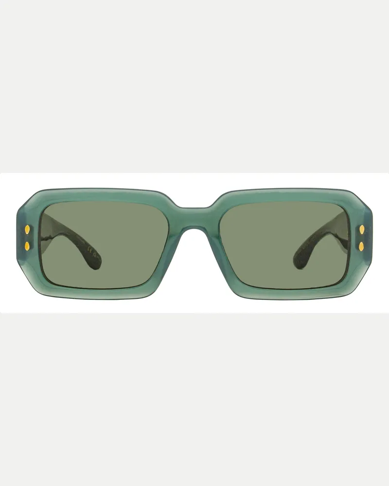 Isabel Marant Women's Lizzy Sunglasses Im0144s 1edqt Green 53mm Plastic (acetate Green